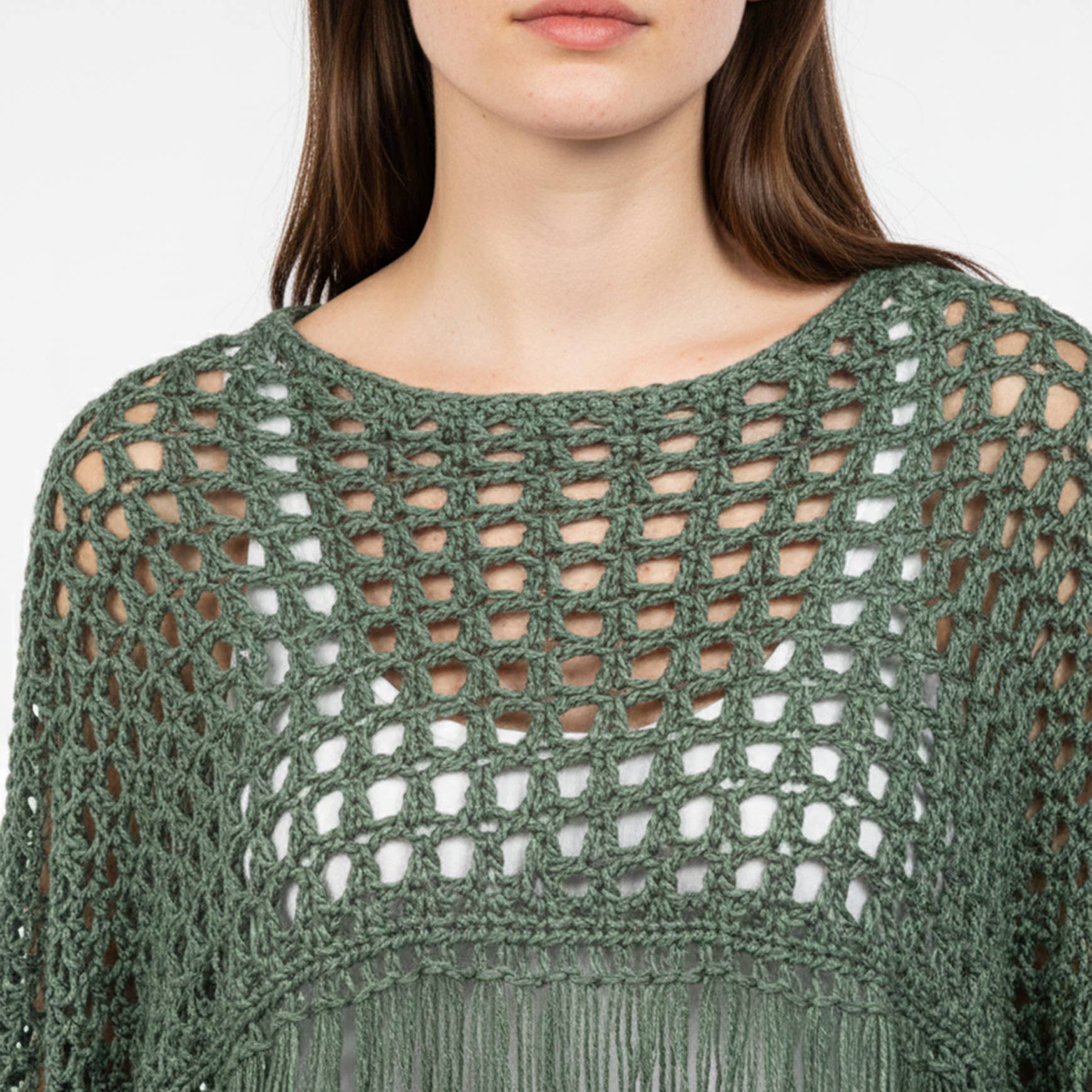 100% puuvillaa - virkattu tunika , 3 värivaihtoehtoa