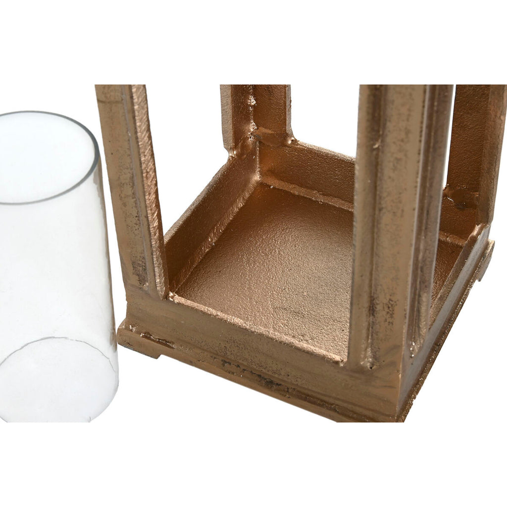 Lantern Home ESPRIT Golden Aluminium Crystal Vintage 17 x 17 x 78 cm