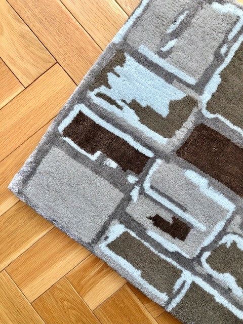 Mondrian in Earthy Hues Rug