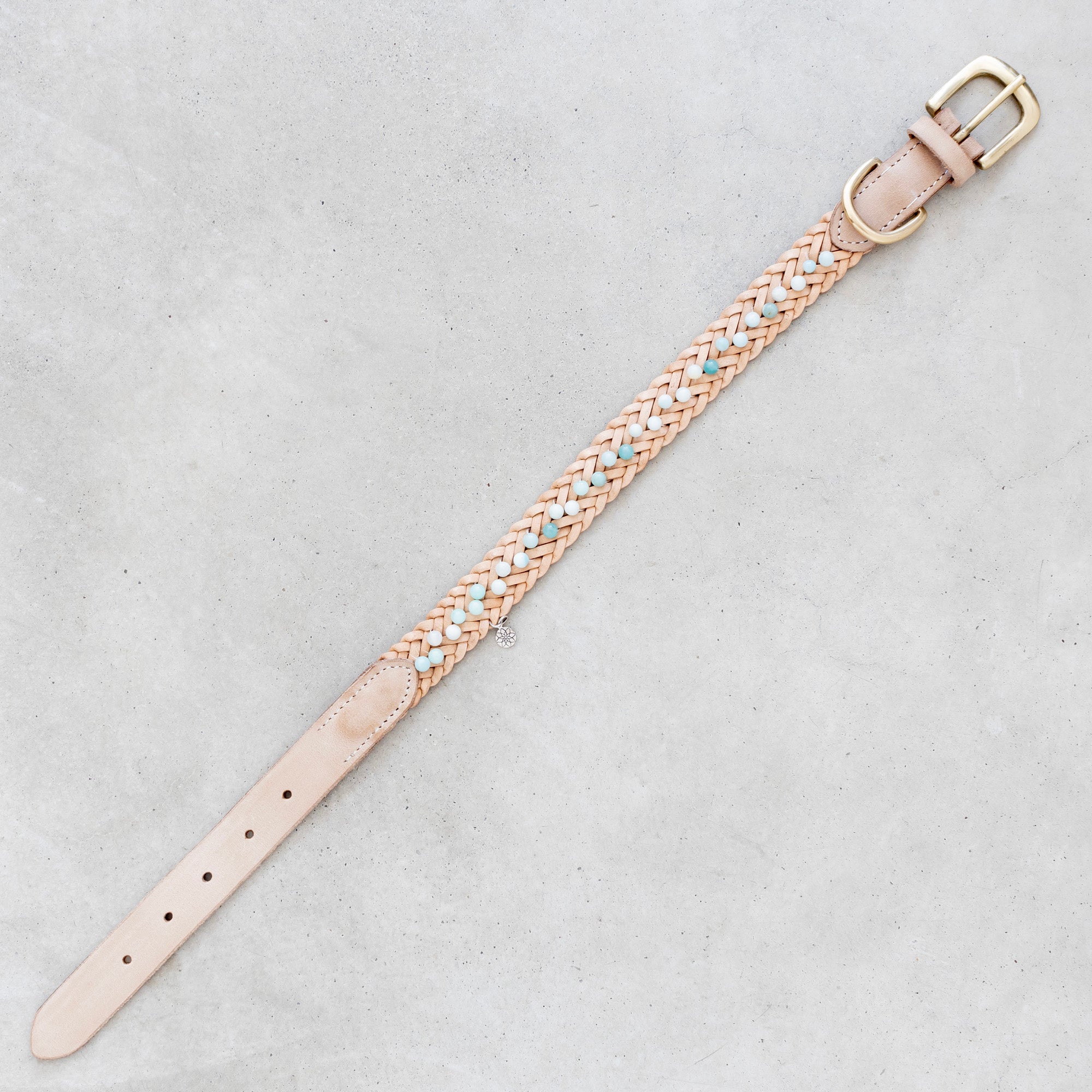 Nahkapanta amatsoniitti kivillä - Uli Design