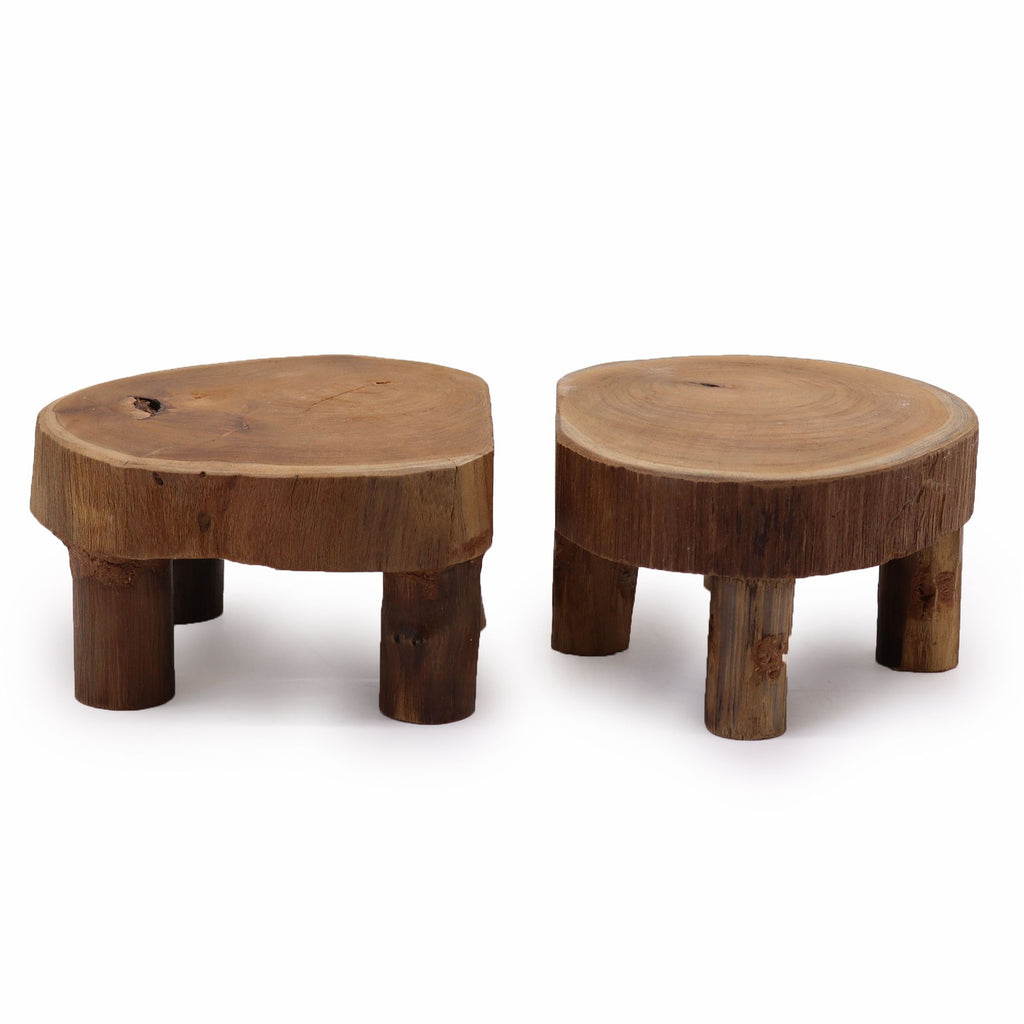 Matalat tiikkitasot - 24x10cm